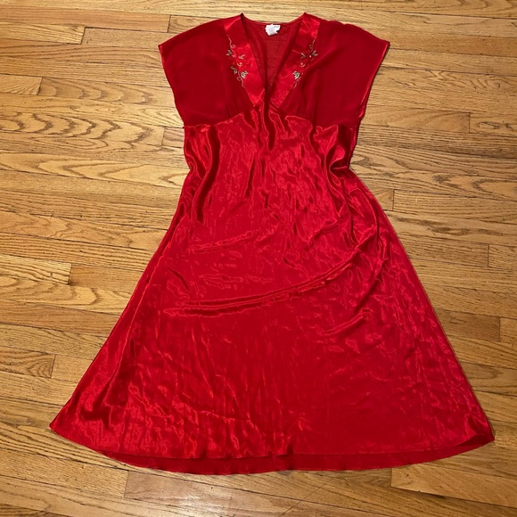 Other - ✨Vintage Red Sheer Detail Maxi✨